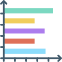 bar, graph, workflow, business, and, finance, chart, stats, horizontal