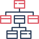 flow, chart, seo, and, web, infrastructure, data, management, organization