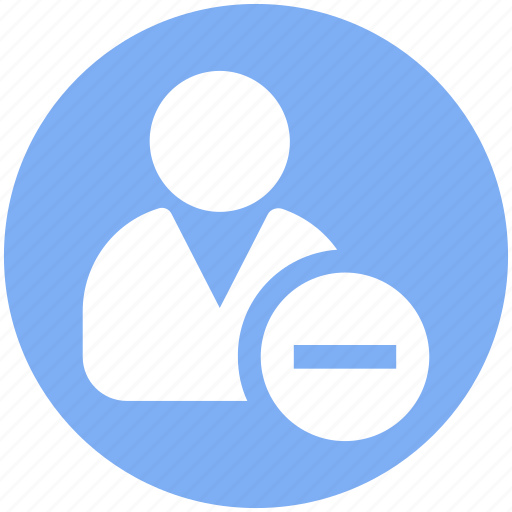 Avatar, male, man, minus, person, silhouette icon - Download on Iconfinder