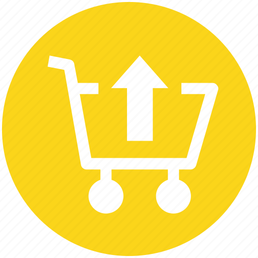 Arrow, cart, move, shopping, up, upload icon - Download on Iconfinder