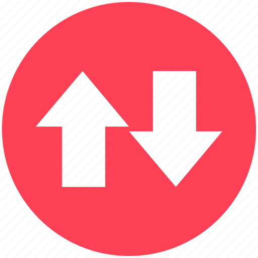 Arrows, down, straight, streaming, up icon - Download on Iconfinder