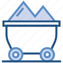 cart, data analytics, money, trolley