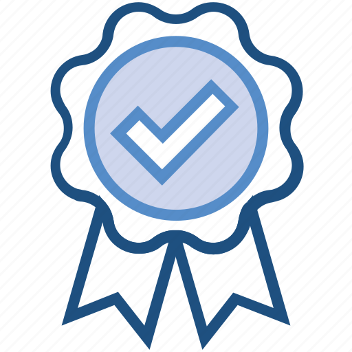 Award, badge, check, data analytics, guaranteed, quality, ribbon icon - Download on Iconfinder