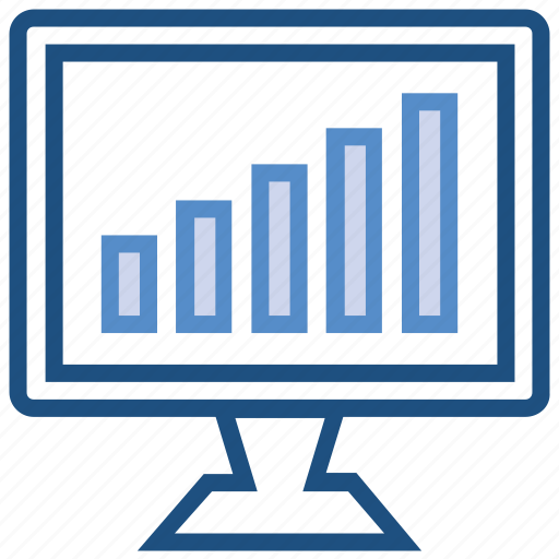 Data analytics, graph, lcd, online, pie chart icon - Download on Iconfinder