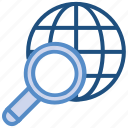 data analytics, find, global, magnifier, search, world