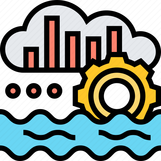 Data, lake, storage, source, cloud icon - Download on Iconfinder