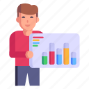 data analyst, business chart, business graph, analytics, statistics