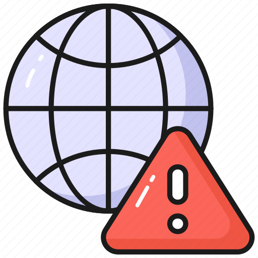 World, global, economy, crises, business, alert, warning icon - Download on Iconfinder