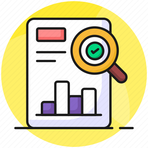 Audit, report, data, chart, bar, graph, research icon - Download on Iconfinder