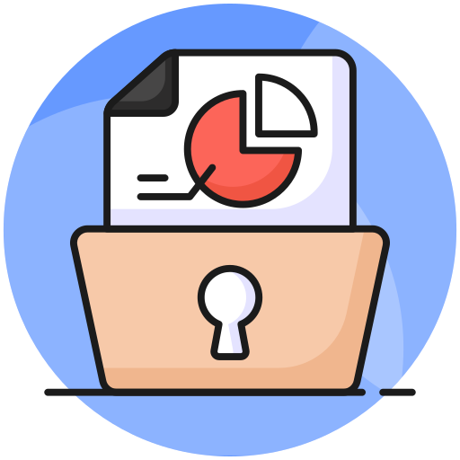 Data, analysis, analytics, statistics, pie, chart, secure icon - Download on Iconfinder
