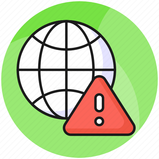 World, global, economy, crises, business, alert, warning icon - Download on Iconfinder