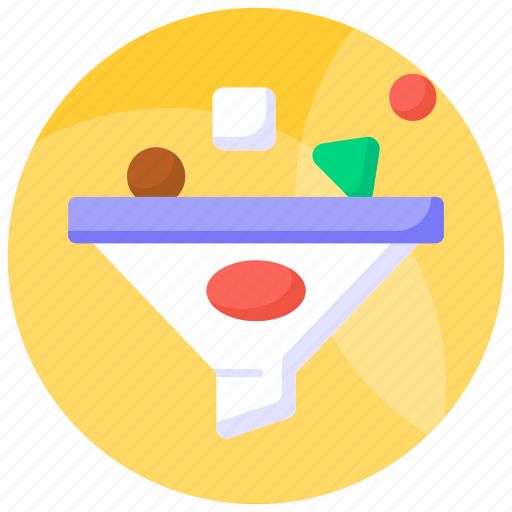 Data, filtering, funnel, analytical, purification, conversion, filtration icon - Download on Iconfinder