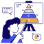 presentation, graphical, representation, taxonomy, pyramid, data, presenter, chart 