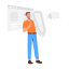 data science, data integration, database illustrations, server illustrations, storage illustrations 