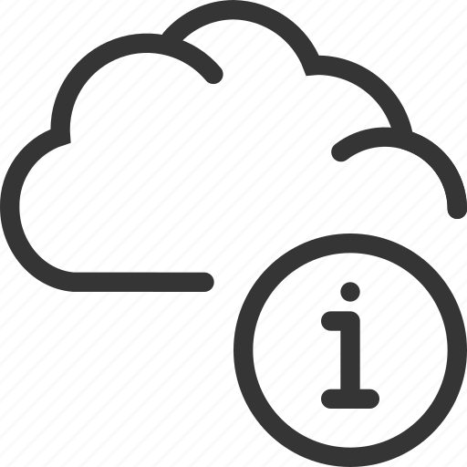 Cloud, computer, database, desk, information, internet, letter icon - Download on Iconfinder