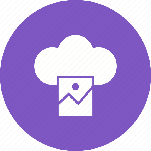 Cloud, image, media, phone, screen, technology icon - Download on Iconfinder