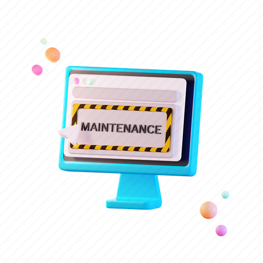 Maintenance, service, repair, pc, computer, internet, network 3D illustration - Download on Iconfinder