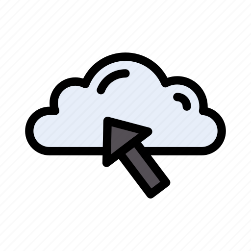 Click, cloud, cursor, database, online icon - Download on Iconfinder