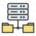 data connection, server, cloud, data storage 