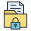 locked data, confidentiality, secure folder, protection 