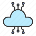 network data, cloud, server, hosting 