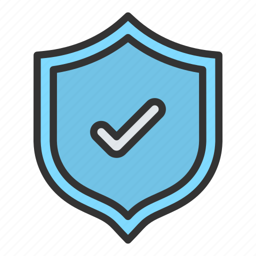 Shield, protection, check mark, safety icon - Download on Iconfinder