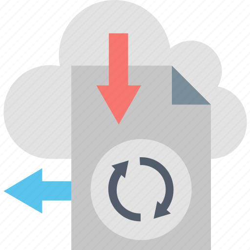 Backup, recovery, cloud, data, document, reload, save icon - Download on Iconfinder