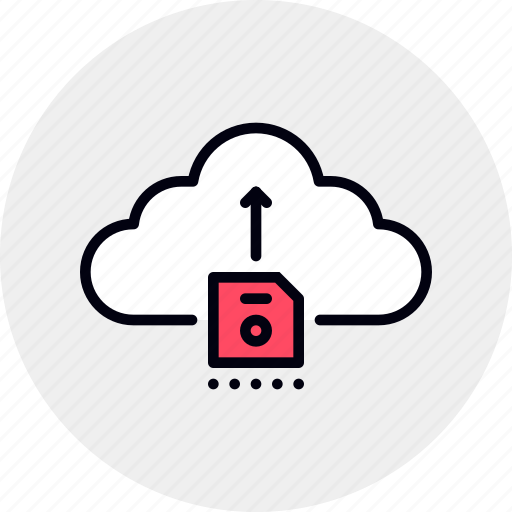 Cloud, computing, data, information, save, upload icon - Download on Iconfinder