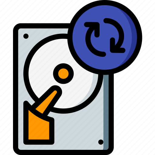 Data, recovery, sync icon