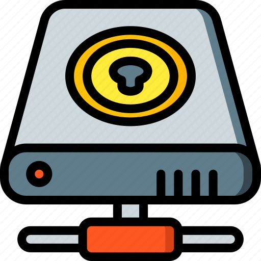 Data, drive, hard, locked, recovery icon - Download on Iconfinder