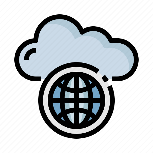 Cloud, server, hosting, service, data, collection, storage icon - Download on Iconfinder