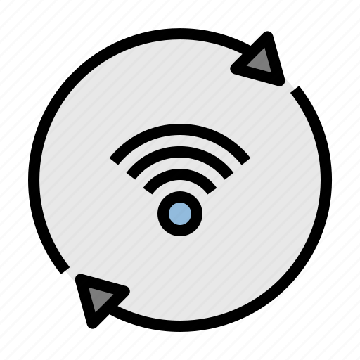 Wifi, connection, reconnection, access, point, data, transfer icon - Download on Iconfinder