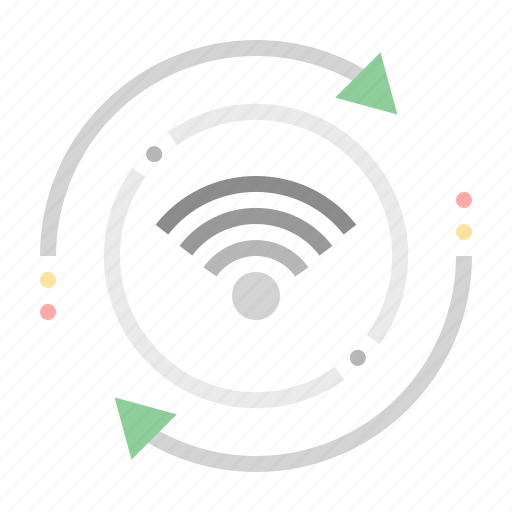 Reboot, wifi, wireless, connection, connect icon - Download on Iconfinder