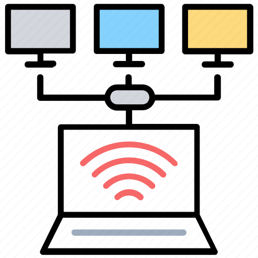 Hotspot, wifi connected, wifi network, wifi signals, wireless signals icon - Download on Iconfinder