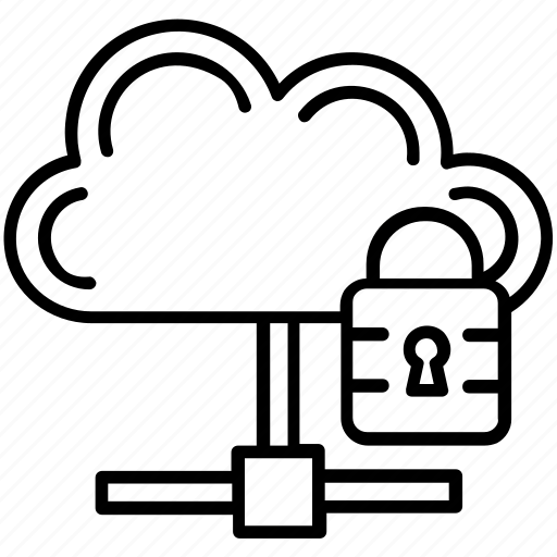 Cloud computing protection, cloud computing security, cloud data privacy, cloud technology protection, secure cloud connection icon - Download on Iconfinder