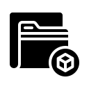 folder, product, cube, modern, storage