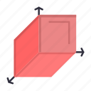 3d, box, cuboid, design