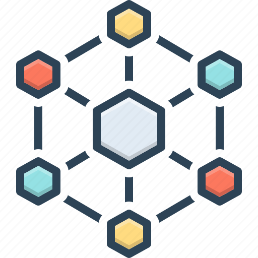 Architecture, chart, digital, hexagonal, hexagonal interconnections, interconnections, interconnectivity icon - Download on Iconfinder