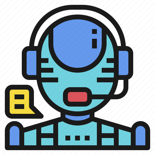 Ai, artificial, customer, intelligence, robot, service, support icon - Download on Iconfinder
