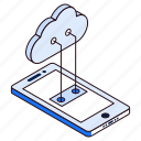 cloud, connection, communication, storage