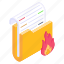 burn data, burn folder, burn files, fire folder, burn archive 