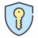 shield, key, pass, password, protection, security, secure