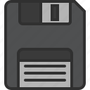 data, disk, diskette, floppy, save, storage, guardar