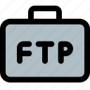 ftp, suitcase, data, transfer