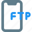 ftp, smartphone, networking, data transfer 