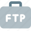 ftp, suitcase, networking, data, transfer 