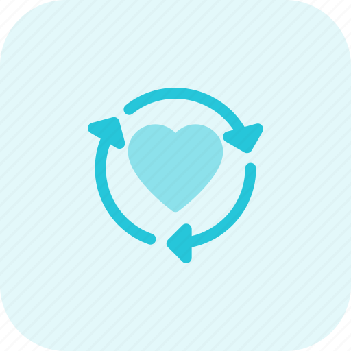 Transfer, networking, data, heart icon - Download on Iconfinder