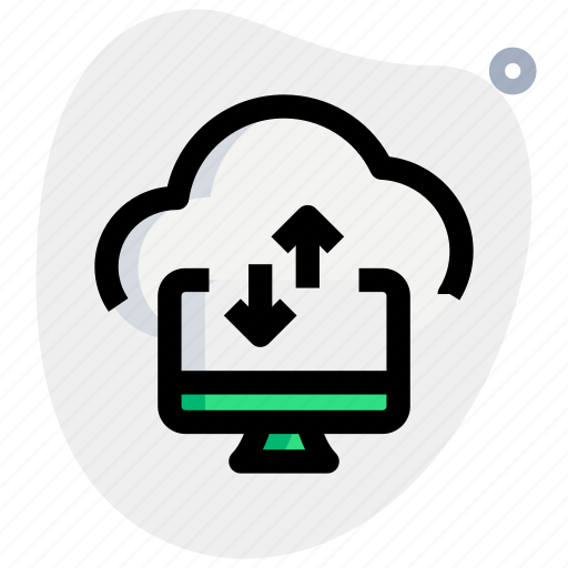 Data, transfer, cloud, networking, desktop icon - Download on Iconfinder