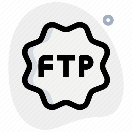 Ftp, label, networking, data, transfer icon - Download on Iconfinder