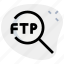 ftp, search, networking, magnifier, data transfer 